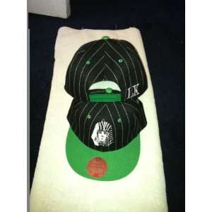  Last Kings Snapback Hat Cap BLACK/WHITE/GREEN Sports 