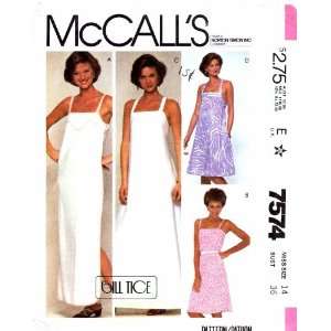 McCalls 7574 Vintage Sewing Pattern Bill Tice Sundress 