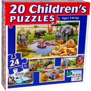  Patch 1410 20 in 1 Puzzles  Pack of 2 Toys & Games