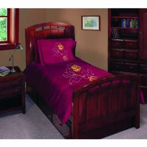 Arizona State Sun Devils College Style Twin/Full 63x86 Comforter Set 