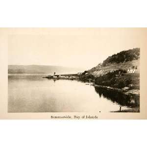  1926 Photogravure Summerside Bay Islands Newfoundland 