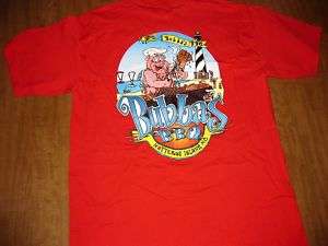 BUBBAs BBQ large T shirt Hatteras Island N Carolina  
