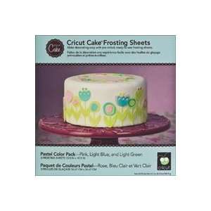 Cricut Cake Frosting pc 10.5x10.5 3pk pastel pink/lt. Blue/lt. Green
