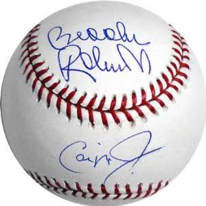   and Cal Ripken Jr. Dual Autographed Baseball