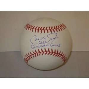 Cal Ripken Jr. Autographed Ball   HOF 2007   Autographed Baseballs