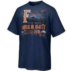 Nike Cal State Fullerton Titans Navy Blue 2010 College 