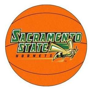  Fanmats Cal State Sacramento Basketball 2 4 Round orange 
