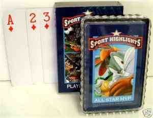 Bugs Bunny Looney Toons Sports Highlights Playing Cards  