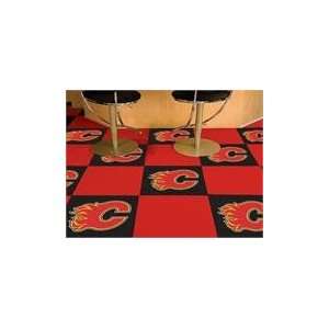 18x18 tiles Calgary Flames Team Carpet Tiles