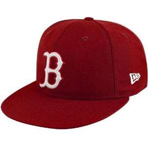  Boston Red Sox Quik Strike 59Fifty Fitted Hat (Red) 7 1/8 