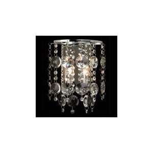   AC405 Crystal Fantasy 2 Light Sconce in Chrome,