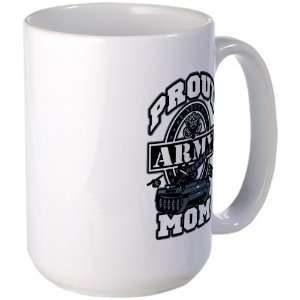    Large Mug Coffee Drink Cup Proud Army Mom Tank 