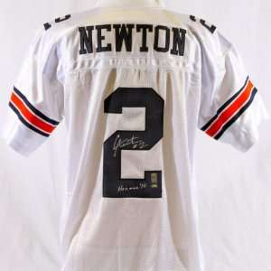  Cam Newton Auburn Tigers Championship Jersey w/ Heisman 10   Newton 