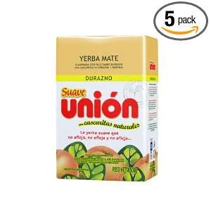 Union   Flavored Yerba Mate Yerba Mate with Peach, 10 Count (Pack of 5 