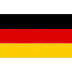 Germany Flag Clear Acrylic Keyring 2.75 inches x 2 inches