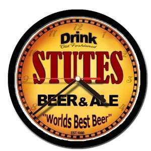  STUTES beer and ale cerveza wall clock 