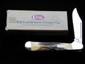 CASE XX 1997 BURNT STAG LARGE 1ST YEAR COPPERLOCK KNIFE USA FLOATING 