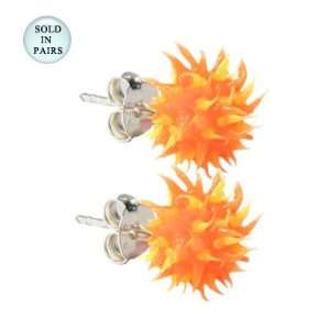  Ear Studs   Ball with Spikes   AS43 Jewelry
