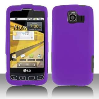 LG Optimus V   Cell Phone Faceplates Cover case Purple  
