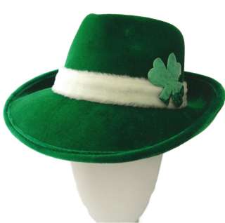 St. Patricks Day Fedora Costume Green Irish hat #7203  