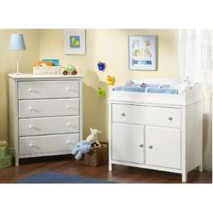   Candy Four Drawer Chest and Compact Changing Table Furniture & Decor