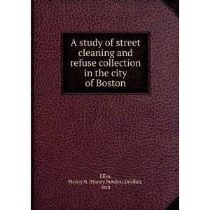  A study of street cleaning and refuse collection in the 