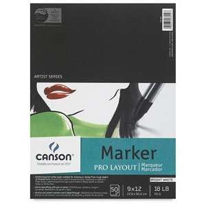  Canson Pro Layout Marker Paper   14 x 17, Marker Paper, 50 