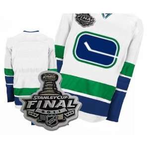 Vancouver Canucks Blank 3rd White Hockey Jersey NHL Authentic Jerseys 