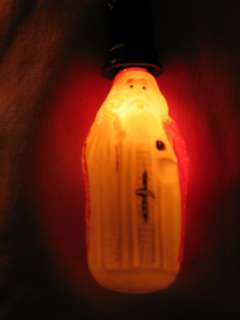   Japan Figural St. Nicholas Christmas Light Bulb C6 Working T18  