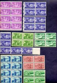 1953 1956 US Unused MNH Stamp Lot Scott 1017 1085 FV over $35 CV over 