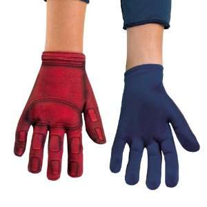   Captain America Child Gloves / Red/Blue   One Size 