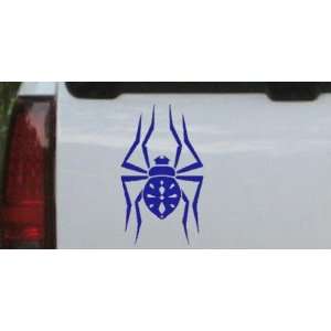 Spider Animals Car Window Wall Laptop Decal Sticker    Blue 6in X 10 