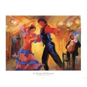  La Pareja del Flamenco PREMIUM GRADE Rolled CANVAS Art 