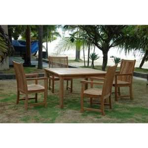  Windsor 5 Piece Square Dining Table Set with Chicago 