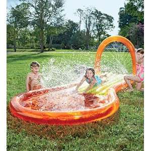  Inflatable 13 1/2 Super Water Slide with Arch and Wading 