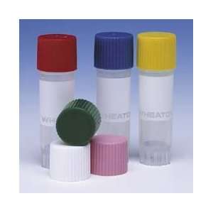  Cryule Vials, Polypropylene, Sterile, w/ Color Coded Screw 