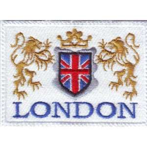 London Flag Embroidered Sew on Patch