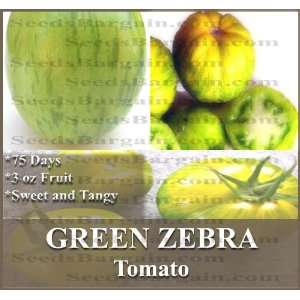  20 GREEN ZEBRA Tomato Seeds HEIRLOOM ~ SWEET & TANGY Rare 