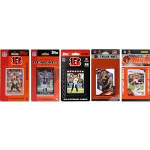  NFL Cincinnati Bengals 5 Different Licensed Trading Card 