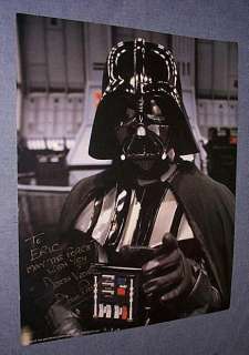 STAR WARS Darth Vader David Prowse signed  