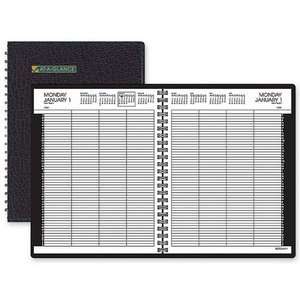  AT A GLANCE 8 Person Group Practice Appointment Book, 12 