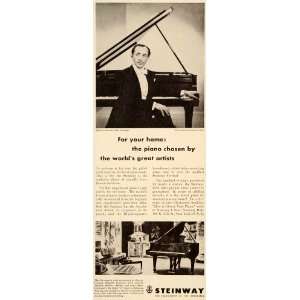  1951 Ad Steinway Piano Grand Horowitz Adrian Siegel 