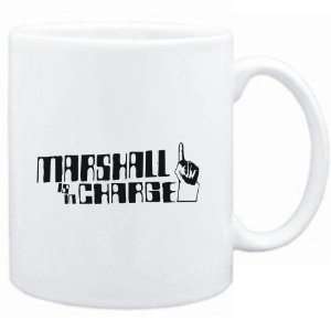  Mug White  Marshall is in charge  Male Names