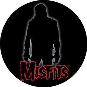  THE MISFITS SILHOUETTE LOGO BUTTON