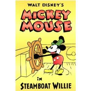 Steamboat Willie Movie Poster (11 x 17 Inches   28cm x 44cm) (1928 