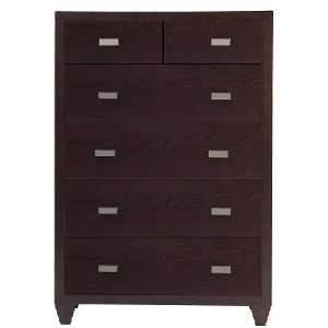   Hudson 5 Drawer Chest MFI Modus Hudson Mocha Casegoods