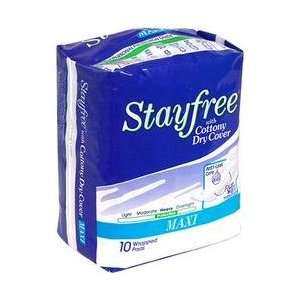  Stayfree Maxi Pad Regular 10 Count (3 Pack) Health 