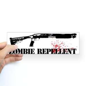  Zombie Repellent Sticker Bumper Funny Bumper Sticker by 