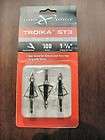 New Carbon Express Troika ST3 Fixed 3 Blade Broadheads, 100 Grains