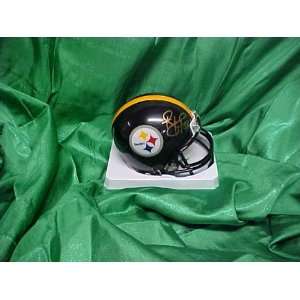 Troy Polamalu Hand Signed Autographed Pittsburgh Steelers Mini Helmet 